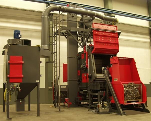 全自動履帶式拋丸清理機